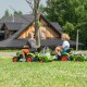 CLAAS Traktor z Przyczepą i Łyżką na pedały FALK