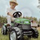 WOOPIE Traktor MAX na pedały z przyczepą zielony