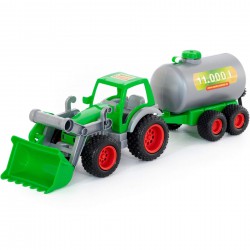 WADER Traktor Ładowarka Gigant z cysterną