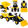 WOOPIE Traktor na Pedały Farmer MaxTrac PLUS z Przyczepką i Łyżką