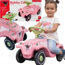 Jeździk Big bBobby Car Classic auto Flower klakson