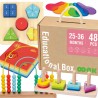 TOOKY TOY Box Pudełko XXL Montessori Edukacyjne 6w1 Sensoryczne 25-36 Mies