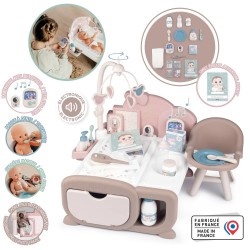 Smoby Baby Nurse Elektroniczny Duży Kącik Opiekunki dla Lalki + 19 akcesoriów