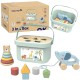 TOOKY TOY Pudełko Sorter Box 3w1 Klocki piramidka Słonik