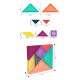 WOOPIE Tangram Klocki Magnetyczne Puzzle 3D