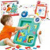 WOOPIE Dwustronna Tablica do Rysowania Gra Tetris 2w1 Turkusowa