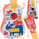 WOOPIE Gitara Klasyczna dla Dzieci Czerwona 57cm