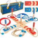 Tooky Toy Drewniana Gra Fun Serso Rzut do Celu Zręcznościowa Ring Toss Ringo
