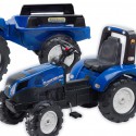Rolly Toys New Holland rollyKid Traktor z łyżką i przyczepką