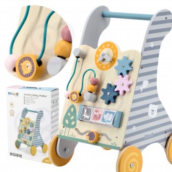 Viga Toys PolarB Drewniany Pchacz Chodzik Edukacyjny dla dzieci Montessori