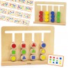 VIGA Gra Logiczna Odwzoruj Kolory i Figury Sorter Montessori