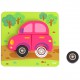 WOOPIE GREEN Drewniane Klocki Układanka Montessori Puzzle FSC