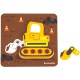 WOOPIE GREEN Drewniane Klocki Układanka Montessori Puzzle FSC