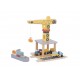 TOOKY TOY Dźwig Portowy Drewniany Zestaw