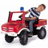 Rolly Toys Mercedes Benz Unimog Samochód na pedały Straż + Kogut