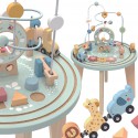 TOOKY TOY Drewniany Stolik Edukacyjny Montessori XXL dla Dzieci Interaktywny Kolejka
