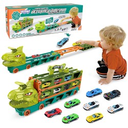 WOOPIE Zabawkowa Ciężarówka Dinozaur Tor dla Samochodzików