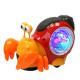 WOOPIE Pełzający Krab Projektor Pomarańczowy Zabawka Sensoryczna