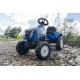 FALK Traktor na Pedały New Holland Duży z Przyczepką + Otwierana Maska od 2 lat