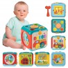 WOOPIE BABY Wielofunkcyjna Kostka Aktywności Montessori 6w1 - 18m+