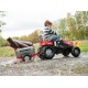 Rolly Toys traktor na pedały Junior RT czerwony z przyczepą Farm New