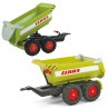 Rolly Toys CLAAS rollyTrailer Przyczepa wywrotka Halfpipe