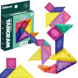 WOOPIE Tangram Klocki Magnetyczne Puzzle 3D