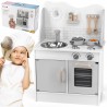 VIGA PolarB Drewniana Kuchnia z Akcesoriami Eco Gray Szara Dla Dzieci Prezent