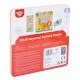 Tooky Toy Drewniane Puzzle Wielowarstwowe Tablica Zwierzątka 7 el.