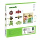 Tooky Toy Drewniana Tablica Edukacyjna Trening Ćwiczenia Sznurek Guzik Klamerka