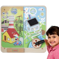 MASTERKIDZ Tablica Edukacyjna Energia Odnawialna i Nieodnawialna