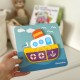 WOOPIE GREEN Drewniane Klocki Układanka Montessori Puzzle FSC