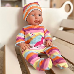 WOOPIE Ubranko dla Lalki Zestaw Pajacyk Body Jednorożec Czapeczka 43 cm