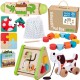 Tooky Toy Edukacyjne Pudełko dla Dzieci z 6w1 od 19 miesiąca