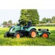 FALK Traktor Landini Niebieski na Pedały z Przyczepką od 3 Lat