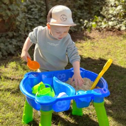 WOOPIE Stolik Wodny 2w1 Piaskownica 9 akc.