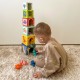 TOOKY TOY Drewniane Klocki Sorter Edukacyjny Zwierzątka 12 el.