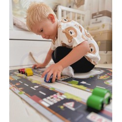WOOPIE GREEN Droga Puzzle dla Dzieci Autostrada Makieta 21 el. Certyfikat FSC