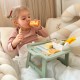 WOOPIE GREEN Zestaw Śniadaniowy z Tacą i Akcesoriami Serwis Pastelowy