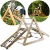 CLASSIC WORLD EDU Drewniany Plac Zabaw XL Zestaw Drabinka Montessori do Wspinaczki