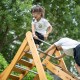 CLASSIC WORLD EDU Drewniany Zestaw Wspinaczkowy Trójkąt Piklera Plac Zabaw