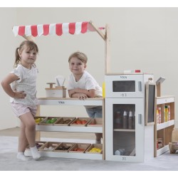 Viga Duży Zestaw Stragan Sklep Supermarket