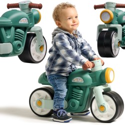 Falk Jeździk Biegowy Ciche Koła Motor Prem1er Retro Zielony 12+