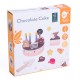 CLASSIC WORLD Drewniany Tort Urodzinowy 19el.