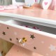TOOKY TOY Drewniana Toaletka z Krzesełkiem Składane Lusterko Akcesoria