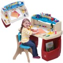 Biurko Dla Dzieci z Krzesełkiem Kącik plastyczny edukacyjny Step2 Deluxe