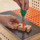 MASTERKIDZ Drewniany Warsztat XXL Montessori STEM z Narzędziami + Akcesoria