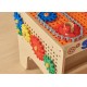 MASTERKIDZ Drewniany Warsztat XXL Montessori STEM z Narzędziami + Akcesoria