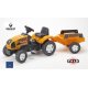 FALK Traktor na pedały Reanult pomarańczowy z Przyczepą 2-5 lat
