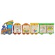 MASTERKIDZ System Do Montażu 5 Tablic Masterkidz Flex + Zestaw 5 Tablic Edukacyjnych